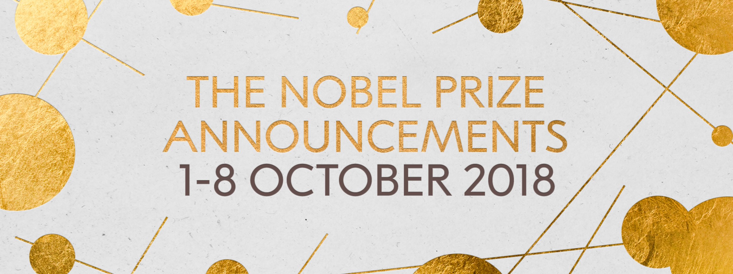 The Nobel Prize 2018 Banner
